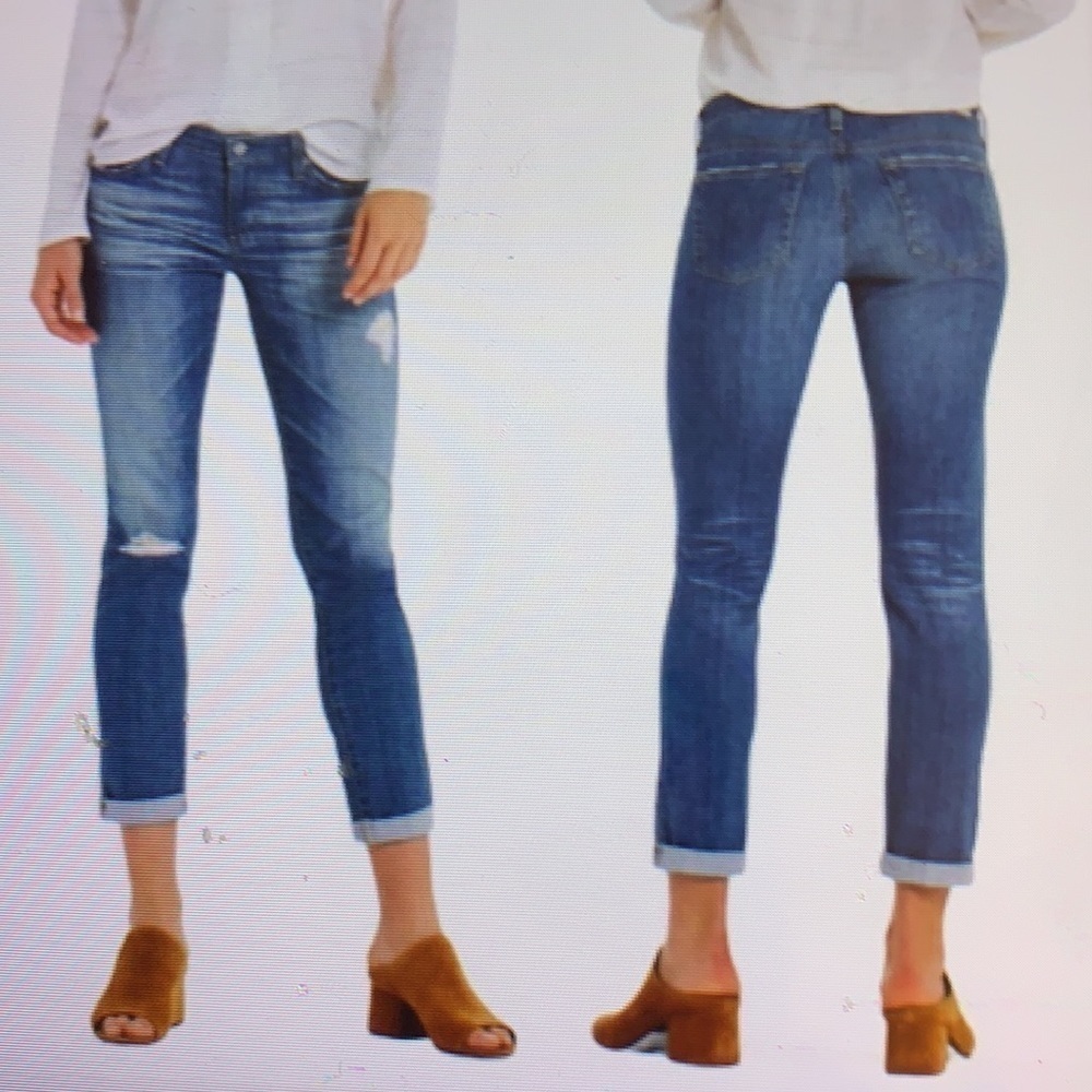 AG The Stilt Roll-up Cigarette Jeans 29